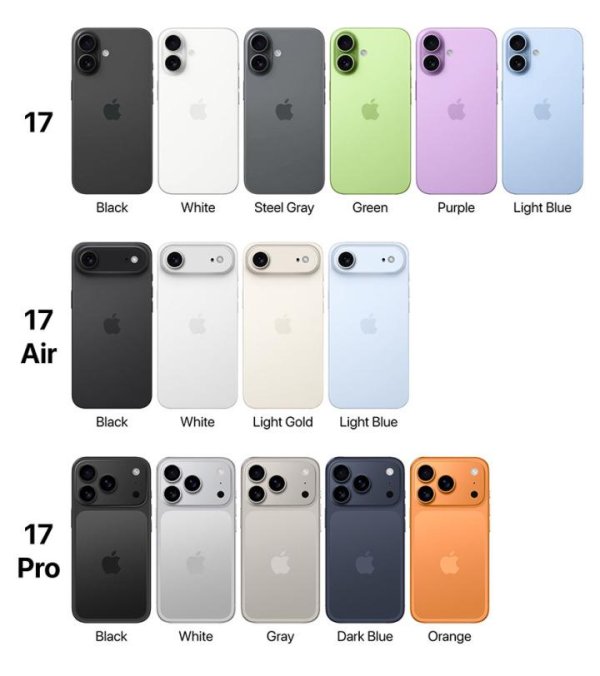海通众合 首次标配高刷 苹果iPhone 17系列9月10日发布